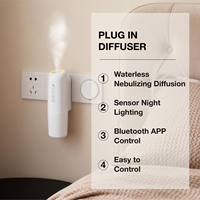 Diffuseur d'arômes intelligent sans eau, à brancher, pour huiles essentielles, diffuseur de parfum électrique mural pour la maison