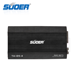 เครื่องขยายเสียงรถยนต์ <span class=keywords><strong>Suoer</strong></span> TA-120.4 ดีไซน์ทันสมัย <span class=keywords><strong>1000w</strong></span> 1500w 1800w 4 แชนแนล คลาส AB ฟูลเรนจ์ - Product Image 2