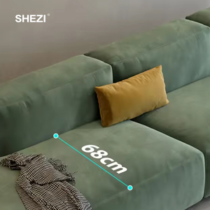 ชุดโซฟาเข้ามุมรูปตัวไอแบบโมดูลาร์ SHEZI ประกอบได้อิสระ สำหรับโรงแรมและห้องนั่งเล่น - Product Image 3