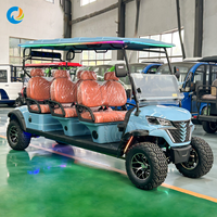 Voiturette de golf à essence 4x4 à 6 places Robetaa, prix de gros, homologuée CE