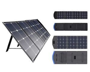 Kit solaire portable intégré USB 150W ultra-léger à haute efficacité, à fixer sur un véhicule, un camping-car ou une voiture, pour charger les téléphones portables et les ordinateurs portables en extérieur - Product Image 1