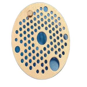 Copa de Malla Anódica de Platino-Titanio Personalizada con 99.8% de Contenido de Ti, Recubrimiento Plateado de 0.5-1.5mm de Espesor, Uso Industrial, Marca RFX - Product Image 1