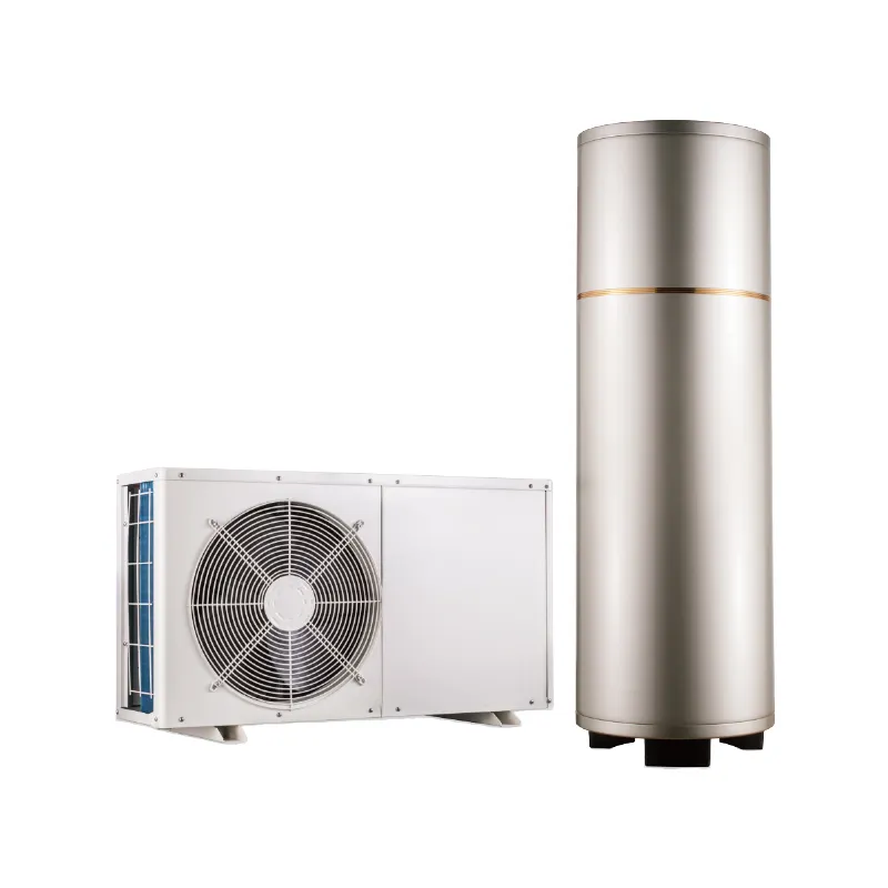 Grat aquecedor de água integrado, aquecedor de bomba de calor combina uma bomba de calor e um tanque de armazenamento de água quente