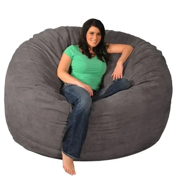 Xl Sitzsack für Erwachsene Loves eat Fill Foam Big Chair Gemütliches Sofa 6ft 5ft 7Ft Übergroße Sitzsack stühle