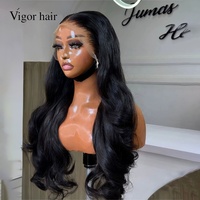 Pelucas de Cabello Humano Virgen con Encaje HD de 30 Pulgadas, Densidad 300%, Ondulado, Rizado, Personalizable en Color y Longitud, Pelucas de Cabello Humano Natural