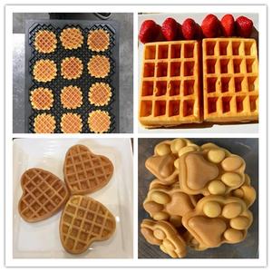 Machine à gaufres au gaz automatique commerciale clé en main avec remplissage de crème au chocolat - Product Image 6