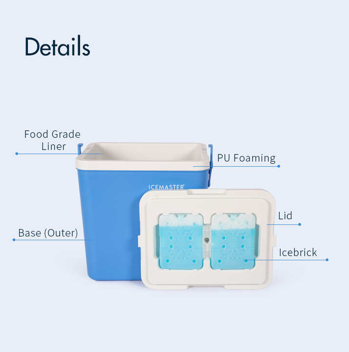 Portable 26L Ice Cooler Box with Long-Lasting Cooling Performance ...
