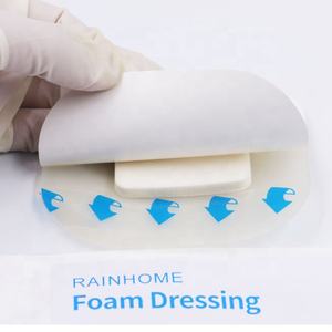 Medicazione medica monouso in schiuma di silicone con strato di contatto per ferite per prodotti chirurgici curativi avanzati per la cura delle ferite - Product Image 4