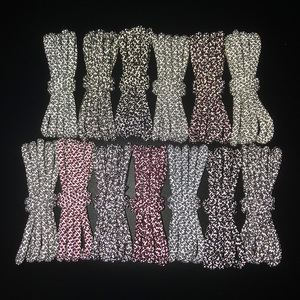 Weiou Dây Giày Phản Quang An Toàn Ánh Sáng Cao 5Mm <span class=keywords><strong>Polyester</strong></span> Vòng Dây Giày Cho Nam Giới Phụ Nữ Thể Thao Chạy Giày Thường - Product Image 1
