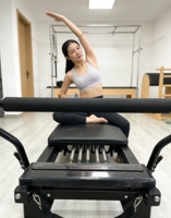 Nouveau lit de Pilates Tronzen HWD-009, lit de studio commercial, en bois d'érable et de chêne, portable, réglable, lit de yoga, santé du corps, durable