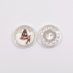 เหรียญเงินทรงกลมสีเงินบริสุทธิ์ขนาด1ออนซ์ขายส่งสี่ฤดูเทพธิดา - Product Image 3