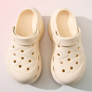 Women's Platform <b>Clogs</b> Thick Sole Breathable EVA Beach Sandals Closed Toe Summer Outdoor Wear - Product Image 4