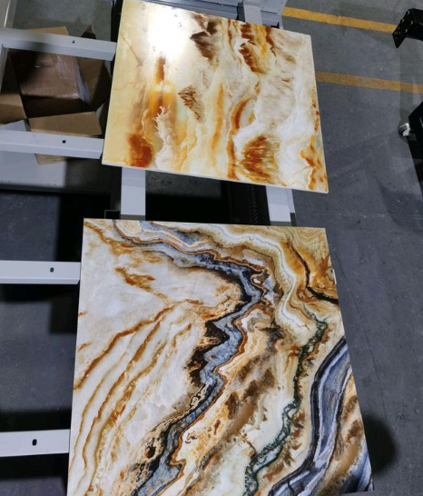 New technology glazed glass used for curtain wall and floor decoration
