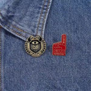 Pin esmaltado gótico de terror para jugadores, modo de <span class=keywords><strong>supervivencia</strong></span>, insignia, broches, accesorios de solapa, artesanía de Metal, regalo para niños y amigos - Product Image 2