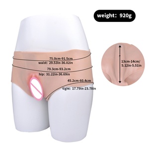 Support Drop Shipping Adult Shop With Realistic Pussy Strap on Pants for Male Real Vagina Pants Sissy Sex Toy - Product Image 6