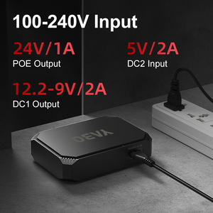 24V PoE 5V DC 9V DC 12V DC up xách tay cung cấp điện 100V <span class=keywords><strong>240V</strong></span> up ngân hàng điện cho Wifi Router Webcam CCTV Camera - Product Image 3