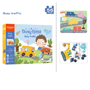 Dessin animé scène main-oeil Coordination animaux autocollant <span class=keywords><strong>livre</strong></span> meilleur vendeur enfants Montessori activité <span class=keywords><strong>livre</strong></span> occupé - Product Image 4