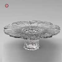 Meubles personnalisés par l'usine TT grande table basse en cristal de platine transparente unique de luxe de qualité supérieure