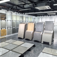 Carreaux de sol en porcelaine de conception européenne, effet marbre brillant, résistants aux acides, antidérapants, gamme complète, style classique moderne pour murs intérieurs