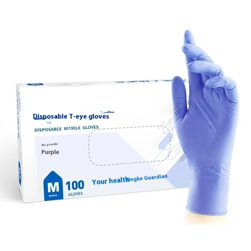 Disposable Nitrile Nitrile Wear Resistant Medical Gloves