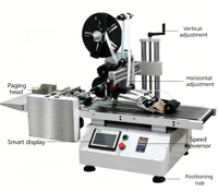 Machine d'étiquetage automatique pour sachets Mylar, sacs plats et cartes en papier
