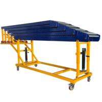 Convoyeur à gravité extensible robuste X-YES pour le déchargement de véhicules porte-conteneurs de toutes tailles Système de chargement Camion