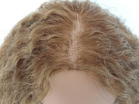 Tête de mannequin pour la coiffure, modèle d'entraînement au tressage, 100% cheveux humains, tête de mannequin d'entraînement