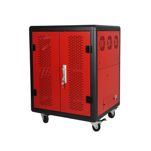 Chariot de recharge mobile pour salles de classe scolaires, 20 emplacements pour ordinateurs portables, tablettes et Chromebooks, avec protection contre la surcharge et arrêt automatique - Product Image 3