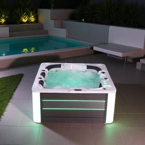 Whirlpool ngoài trời 2.3m chất lượng cao outdoorspa hồ bơi mới khỏe mạnh bồn tắm <span class=keywords><strong>Spa</strong></span> với ánh sáng & nước máy bay phản lực massage whirlpools & bồn tắm - Product Image 6