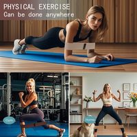 Ensemble de bandes de résistance élastiques aux hanches en tissu nouveau style personnalisé en gros pour l'entraînement physique et l'exercice.