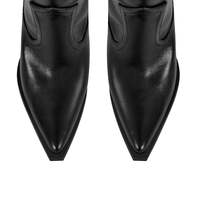 Bottes western exclusives à talon épais sur le genou avec fermeture à glissière Caractéristiques de confort imperméables pour la saison automne/hiver
