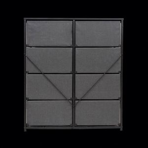 Wholesale Supplier Modern Living Room Fabric Cabinets Freestanding Durable Stainless Steel MDF Panel Pine Various Color Dresser - Product Image 3