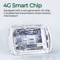 Rastreador GPS 4G LTE WiFi GSM para Perros y Gatos, Localizador GPS para Mascotas a Prueba de Agua, Rastreo en Tiempo Real, Antipérdida, para Perros, Gatos y Animales