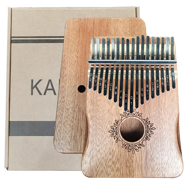 Aiersi brand high quality mahogany thumb kalimba piano kalimba instrument 17 keys kalimba buy