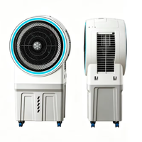 Climatiseur d'air froid + Tech-Sense + Télécommande + Autonome + 3 vitesses + Écologique + Économie d'énergie + Plastique pour garage