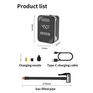 <span class=keywords><strong>Mini</strong></span> <span class=keywords><strong>pompe</strong></span> à <span class=keywords><strong>vélo</strong></span> électrique portable sans fil avec jauge numérique, arrêt automatique, rechargeable, en matériau ABS pour <span class=keywords><strong>vélo</strong></span> électrique et moto - Product Image 6
