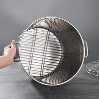 Support de cuisson vapeur surélevé en acier inoxydable 304 pour cuiseur à riz électrique domestique, mini autocuiseur étanche en métal
