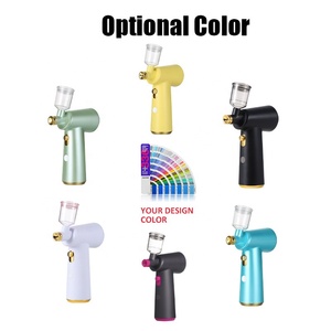 Kit de compresseur sans fil rechargeable, pistolet de pulvérisation portable pour salon de coiffure, <span class=keywords><strong>barbe</strong></span>, maquillage, aérographe double action - Product Image 5
