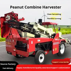 ピーナッツコンバインハーベスター4HL全自動大型ホイール高効率収穫ピーナッツピッカー一体型1年保証 - Product Image 4