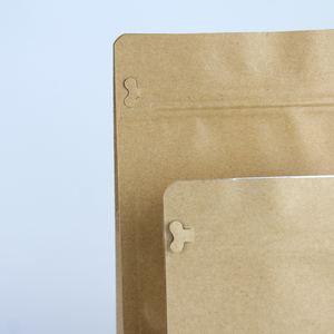 Matériau durable imperméable en papier kraft brun pratique pour transporter sac pliable léger à fond plat - Product Image 4