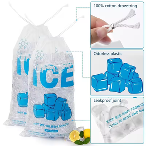 Bolsas <span class=keywords><strong>de</strong></span> cubitos <span class=keywords><strong>de</strong></span> hielo desechables <span class=keywords><strong>de</strong></span> PE portátiles con logotipo personalizado, gran capacidad, 5kg, 10kg, 20kg, bolsa <span class=keywords><strong>de</strong></span> pie y bolsa <span class=keywords><strong>de</strong></span> refuerzo lateral - Product Image 3