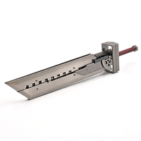 Épée de jouet en métal en alliage de zinc amovible, modèle Cloud Strife de 34 cm, style jeu FF, pour cosplay et cadeau
