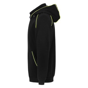 Sweat-shirt ignifuge <span class=keywords><strong>FR</strong></span> en tricot 12OZ, col montant zippé, résistant aux flammes, pour vêtements de travail, fabriqué au Henan, Chine - Product Image 2