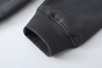 Veste Personnalisée Unisexe avec Masque Intégré, Sweat à Capuche Zippé Brodé, Épais, Ample, Double Fermeture Éclair, en Polaire