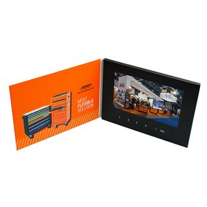 El más nuevo folleto de <span class=keywords><strong>video</strong></span> LCD Tarjeta de felicitación para negocios Hecho de papel con impresión offset Estilo elegante 'Love' - Product Image 2