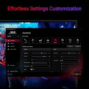 Monitor Gaming Rog Strix de 27 Pulgadas, 4K Mate, 3840x2160, 165Hz, 1ms de Tiempo de Respuesta, 130% SRGB, Modo Dual, Compatible con G Sync - Product Image 3