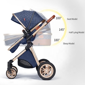 Poussette tout-terrain 3 en 1 pour bébé avec siège réversible, tissu respirant et intérieur spacieux pour les promenades en famille - Product Image 5