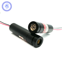 Module Laser à ligne de mise au point réglable, tête en cuivre rouge 5mw 650nm