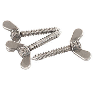 Quincaillerie en acier inoxydable personnalisée M6 M8 M10 M12 304 316 SS Accessoires universels Boulons et écrous à oreilles à finition unie - Product Image 3