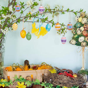 Huevos <span class=keywords><strong>de</strong></span> <span class=keywords><strong>Pascua</strong></span> <span class=keywords><strong>de</strong></span> Vidrio Pintados, Decoraciones Navideñas, Adornos Colgantes <span class=keywords><strong>de</strong></span> <span class=keywords><strong>Pascua</strong></span>, Luces Navideñas, Huevos <span class=keywords><strong>de</strong></span> <span class=keywords><strong>Pascua</strong></span> al por Mayor para Decoración - Product Image 4